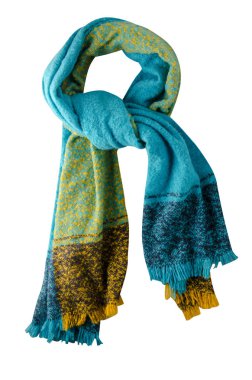 eşarp yaz. çok renkli atkı. Eşarp Üstten Görünüm