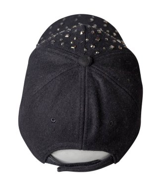 Beyaz arkaplanda izole edilmiş şapka 