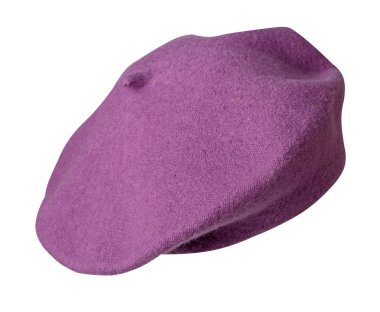 Beyaz arka plan üzerinde izole bere. kadın şapka bere