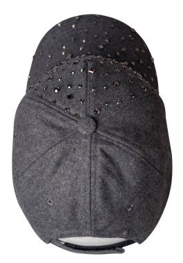 Beyaz arkaplanda izole edilmiş şapka 