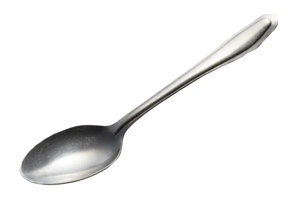 Spoon isolated on white background. metal spoon. vintage spoon. — Stock Photo, Image