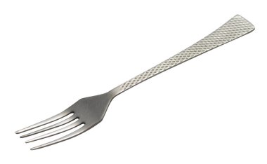 çatal beyaz arka plan üzerinde izole. metal çatal. vintage çatal.  