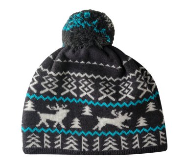   Örgü şapka beyaz arkaplanda izole