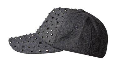 Beyaz arkaplanda izole edilmiş şapka 