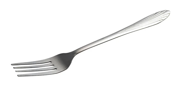 Fork  isolated on white background. metal fork.   vintage fork. — Stock Photo, Image