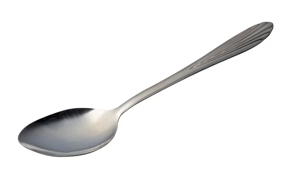 Spoon isolated on white background. metal spoon. vintage spoon. — Stock Photo, Image