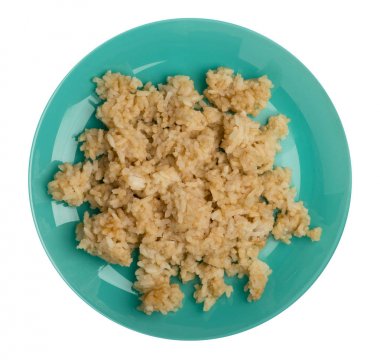  soya soslu pirinç beyaz arka plan üzerinde izole. soya sau pirinç