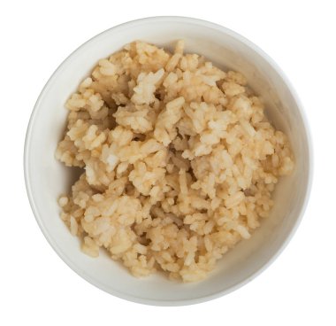  soya soslu pirinç beyaz arka plan üzerinde izole. soya sau pirinç