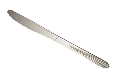 Bıçak beyaz bir arka plan üzerinde izole. metal bıçak. vintage bıçak