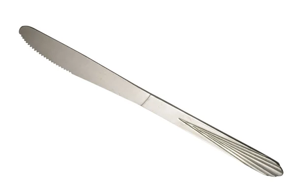 Kniv isolerad på en vit bakgrund. metall kniv. Vintage kniv — Stockfoto