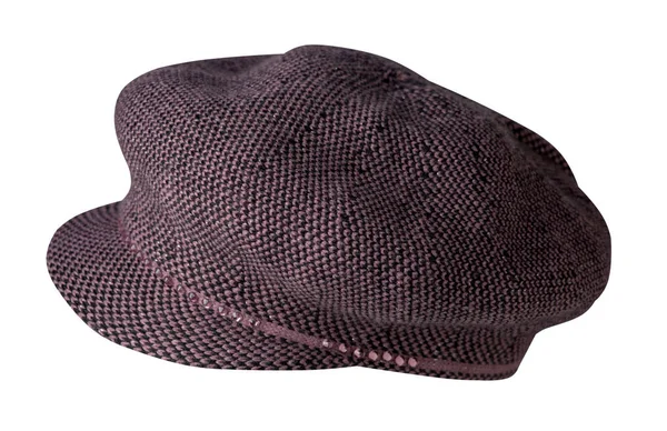 Mode hoed geïsoleerd op een witte achtergrond. gekleurde hoed — Stockfoto