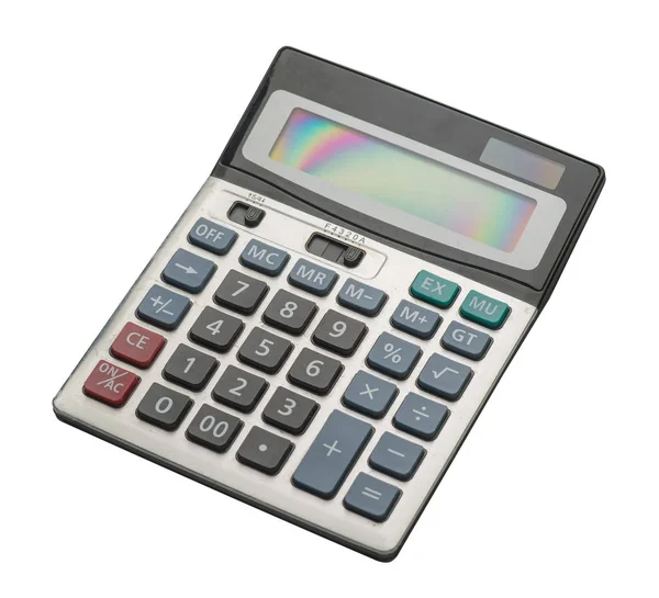 Kalkulačka izolovaná na bílém pozadí. — Stock fotografie