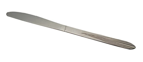 Kniv isolerad på en vit bakgrund. metall kniv. Vintage kniv — Stockfoto