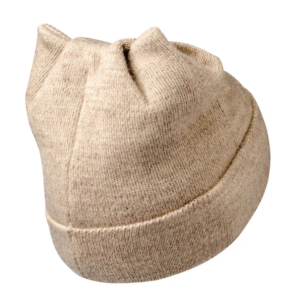 Chapéu feminino isolado sobre fundo branco — Fotografia de Stock