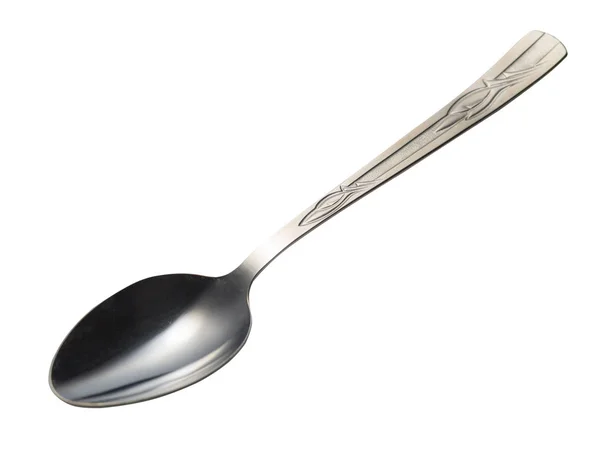 Spoon isolated on white background. metal spoon. vintage spoon. — Stock Photo, Image
