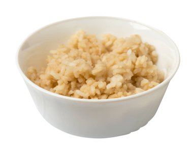  soya soslu pirinç beyaz arka plan üzerinde izole. soya sau pirinç