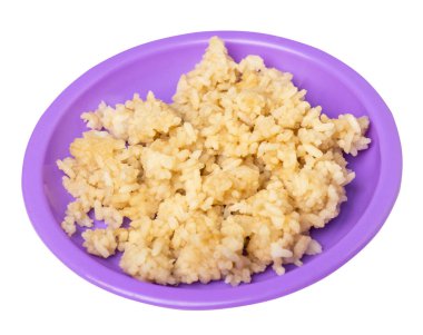  soya soslu pirinç beyaz arka plan üzerinde izole. soya sau pirinç