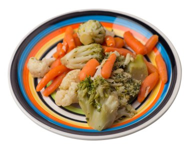 bir tabakta provencal sebzeler.bir tabakta ızgara sebze