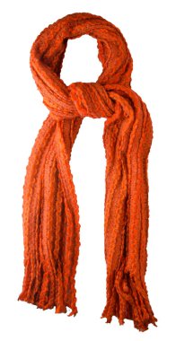   eşarp üzerine beyaz izole  