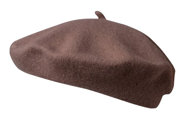 Beret isolated on white background. hat female beret — Stock Photo, Image