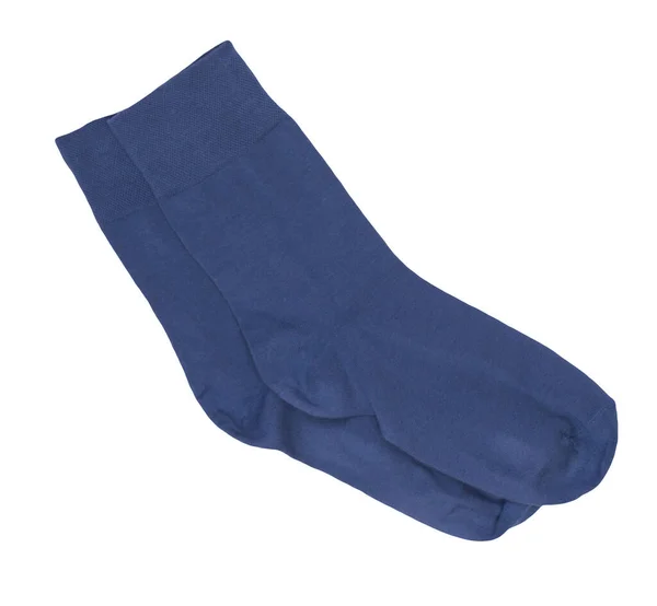 Calcetines Algodón Denim Aislados Sobre Fondo Blanco Verano Accessories Socks — Foto de Stock
