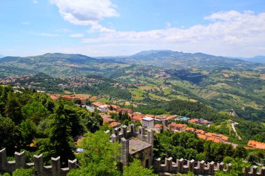 Yaz aylarında San Marino kale