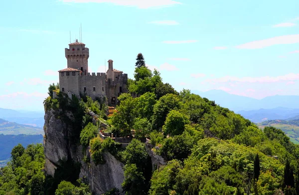 Castelo San Marino Verão — Fotografia de Stock