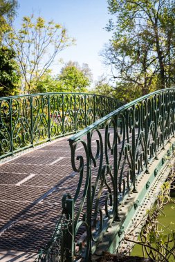 Kamu bahçe lak köprü ile erişim