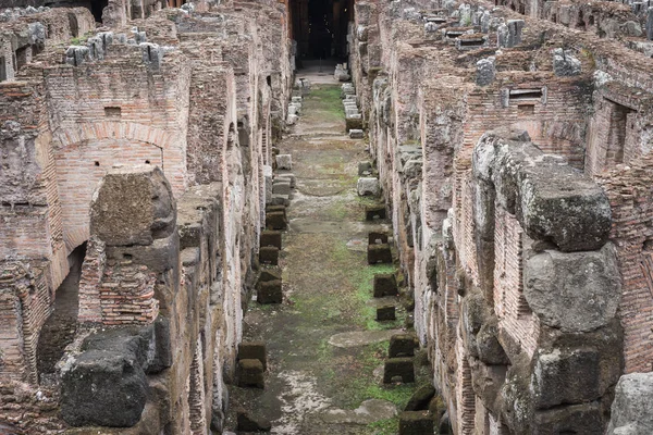 Roma'da Kolezyum bodrum eski taşlar