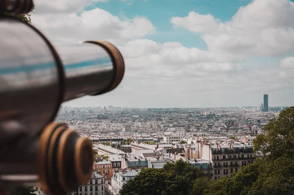 View of the city of Paris from Montmartre — Stock Photo, Image