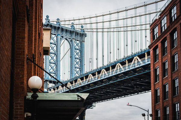 Fine Art Photography of Manhattan bridge in Dumbo Brooklyn NYC - Landscape