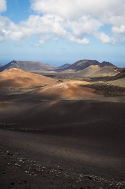 Lanzarote 'deki volkanik manzara
