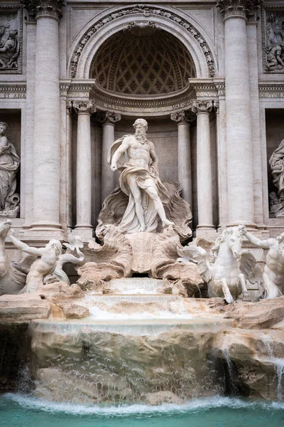 Fontanna Trevi Rzymie — Zdjęcie stockowe