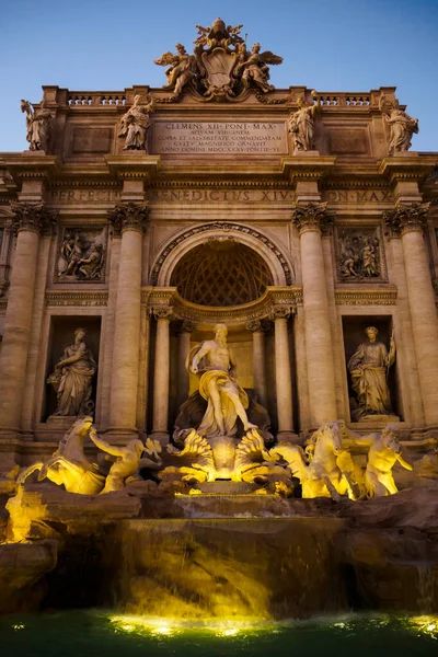 Fontaine Trevi Fin Journée Rome — Photo