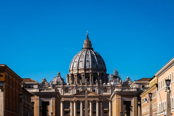 Фасад Ватикана Площади Святого Петра Риме Италия — стоковое фото