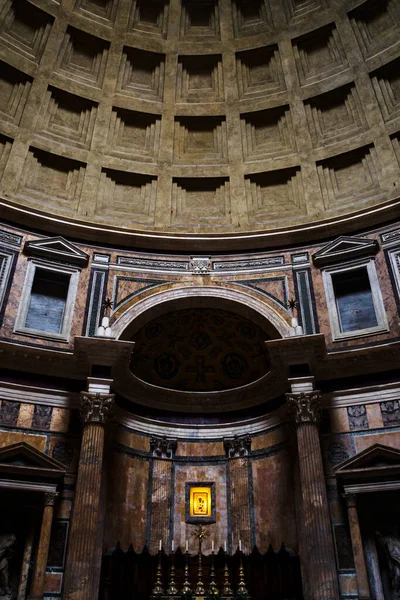 Búra Oltár Pantheonban Rómában Olaszországban — Stock Fotó
