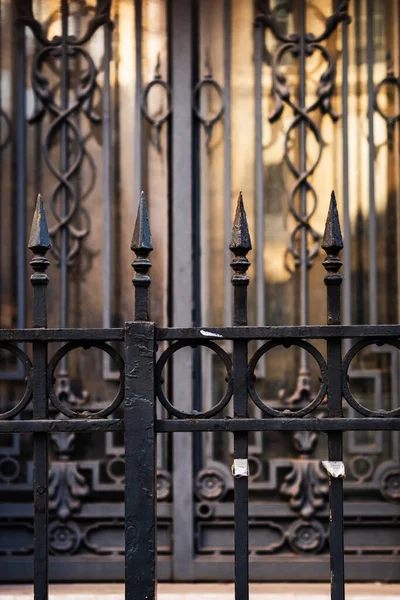Засушені Залізні Ворота Парижі Ліцензійні Стокові Зображення
