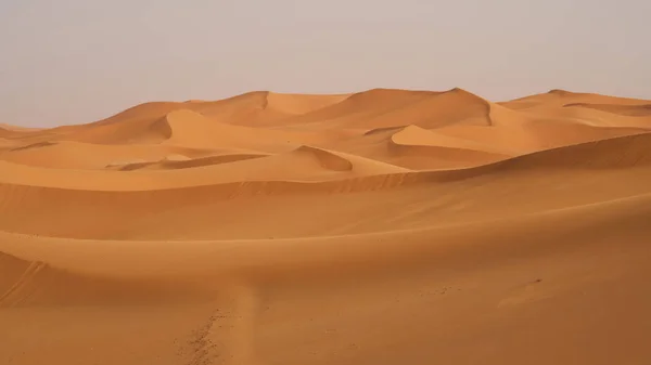 Deserto Del Sahara Paesaggio Con Bellissime Dune Sabbia Marocco — Foto Stock