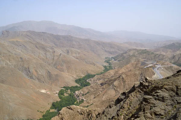 Les Montagnes Atlas Sont Une Chaîne Montagnes Maghreb Traverse Maroc — Photo