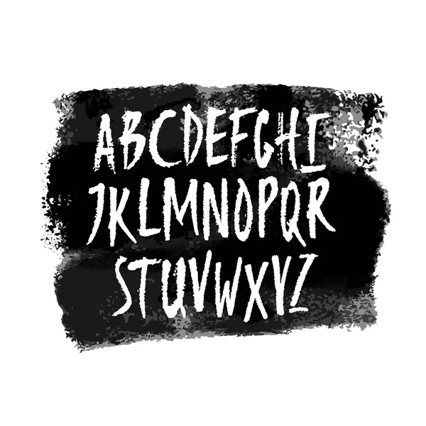 Vektor handgezeichnete Alphabet-Großbuchstaben — Stockvektor