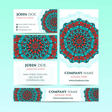 Büyük şablonları ayarlamak. Ticari Kartlar, davetiyeler ve afişler. . Asya, Arapça Hint Osmanlı motifleri