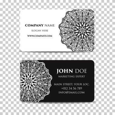 Vintage dekoratif öğeler. Kartvizit. Süs çiçek. Oryantal desen illüstrasyon. Islam, Arapça Hint Türk motifleri