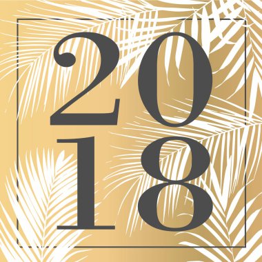 Vektör moda altın arka plan bohem 2018