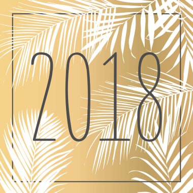 Vektör moda altın arka plan bohem 2018