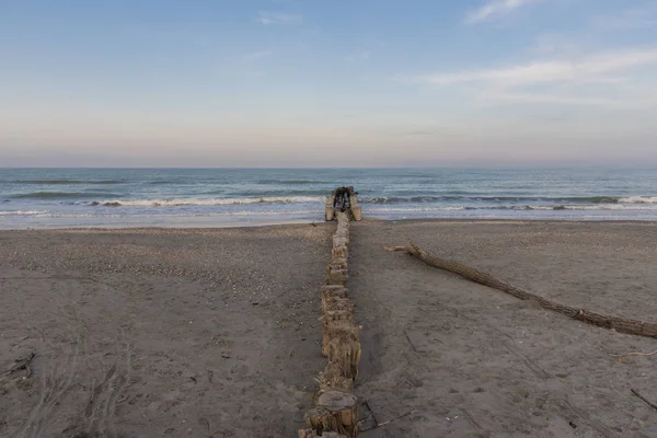 Adriyatik Kıyısı Deniz Manzarasına Cervia Talya — Stok fotoğraf