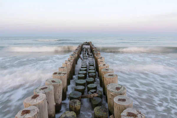 Adriyatik Kıyısı Deniz Manzarasına Cervia Talya — Stok fotoğraf