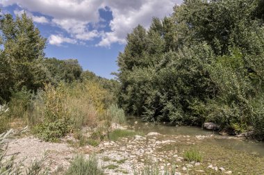 Meldola, İtalya, burada Ronco nehir başlıyor, sonra geçit düşünce 