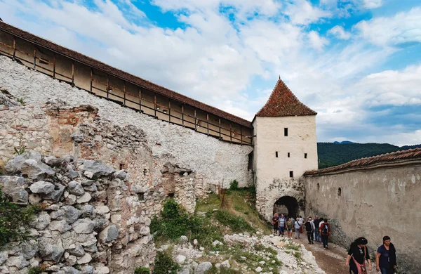 Kleie Rumänien September 2017 Blick Auf Den Innenhof Der Festung — Stockfoto