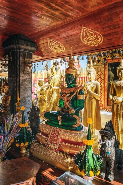 Réplique Bouddha Émeraude Wat Phra Doi Suthep Qui Est Principale — Photo