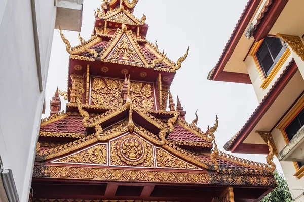 Wat Phra Sing Chiang Rai Norra Thailand Utsikt Över Pagoden — Stockfoto